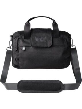Stylish Mini Duffle Bag - Sleek Stealth Black Travel Tote for Everyday Use